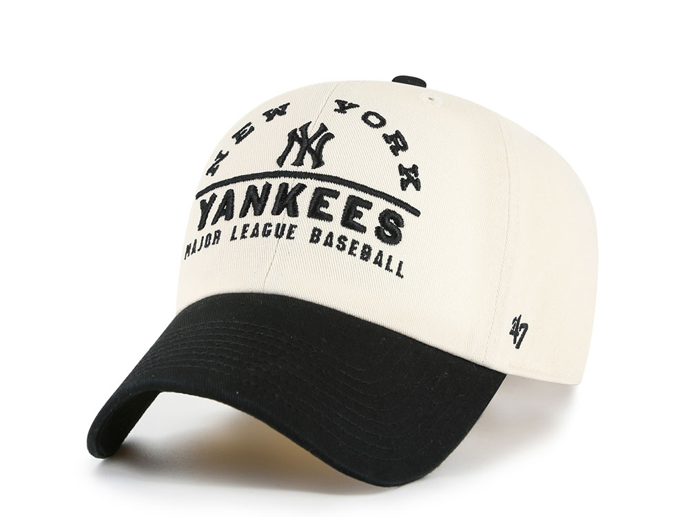 47 Brand New York Yankees Natural Clean Up Strapback Casquette