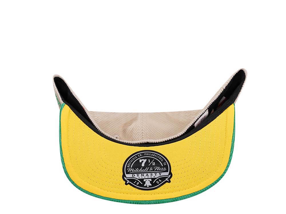 Mitchell & Ness Seattle Supersonics All Star 1994 Two Tone Hardwood Classic Cord Edition Dynasty Fitted Casquette