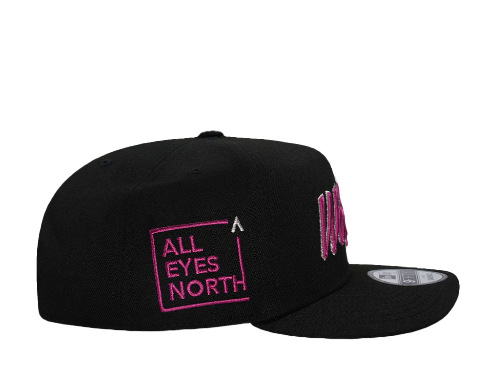 New Era Minnesota Timberwolves Black Metallic Edition A Frame 9Fifty Snapback Casquette