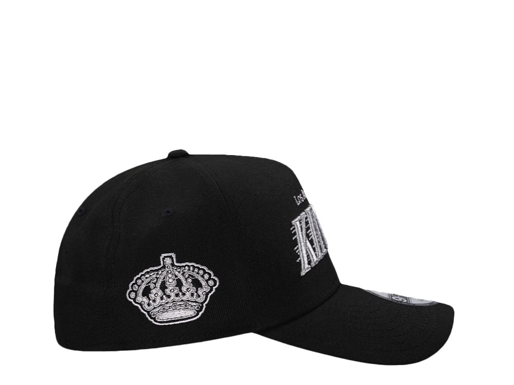 New Era Los Angeles Kings Metallic Black Prime Edition 9Forty A Frame Snapback Casquette