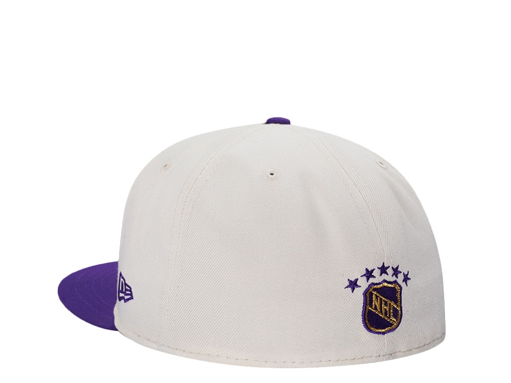 New Era Los Angeles Kings 25th Anniversary Chrome Two Tone Throwback Edition 59Fifty Fitted Casquette