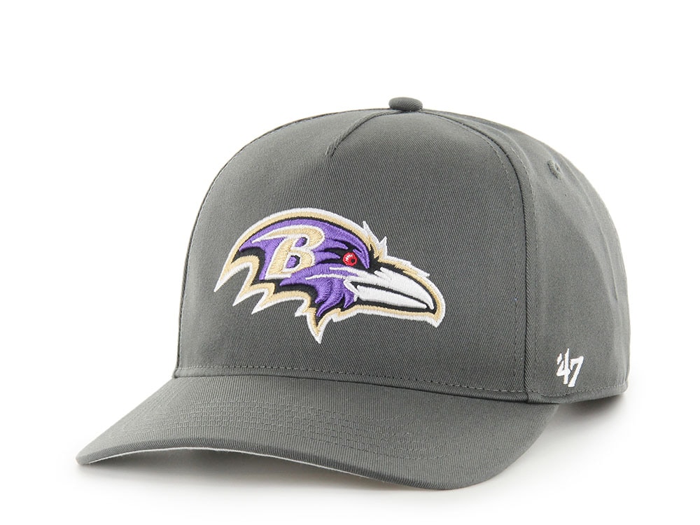 47Brand Baltimore Ravens Charcoal Classic Edition Hitch Snapback Casquette
