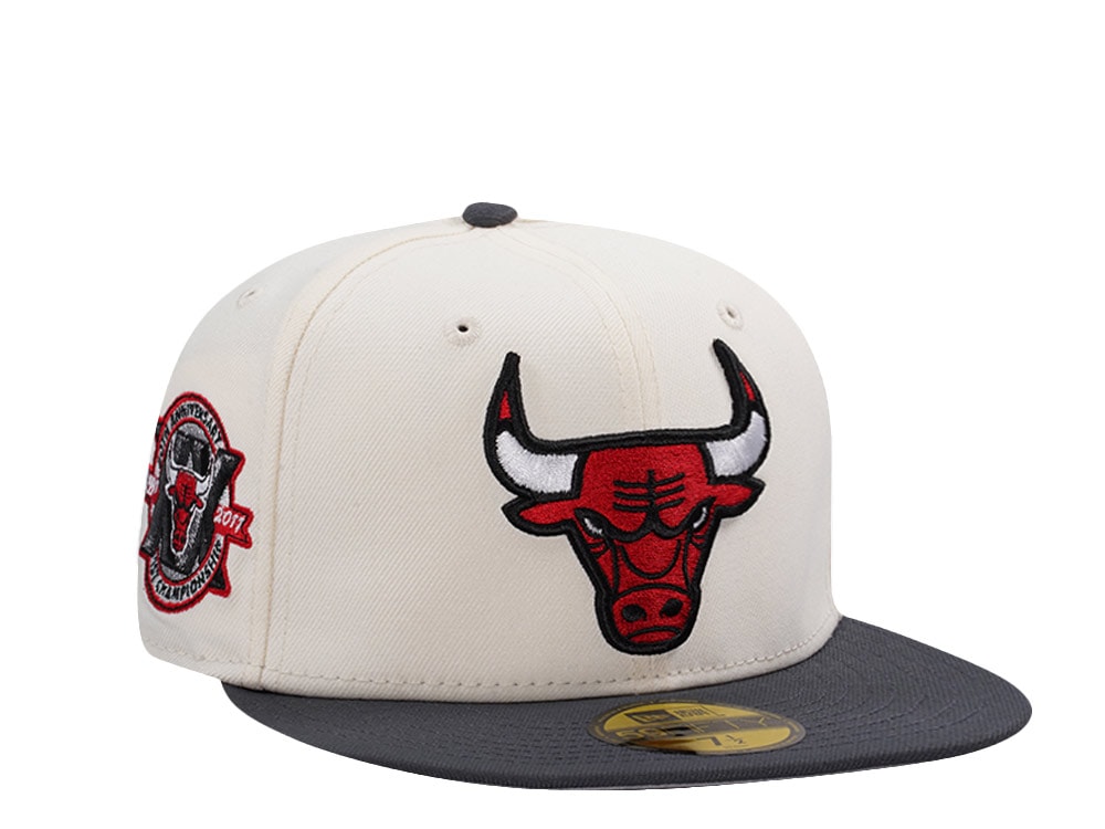 New Era Chicago Bulls 20th Anniversary Chrome Two Tone Edition 59Fifty Fitted Casquette
