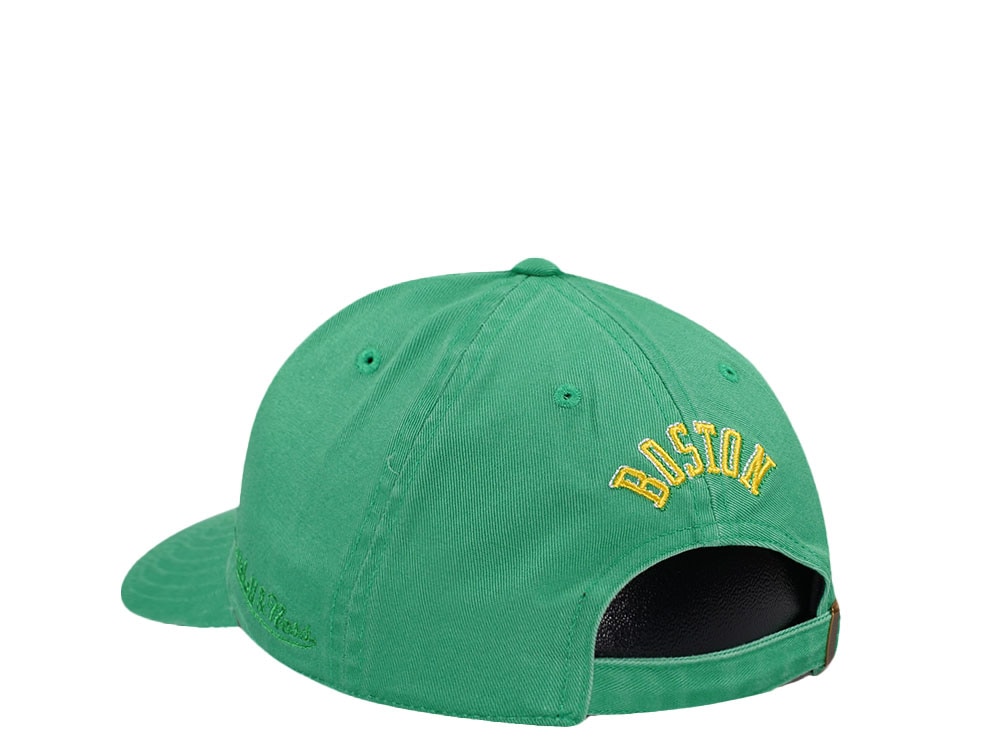 Mitchell & Ness Boston Celtics Golden Hour Glaze Green Dadhat Strapback Casquette
