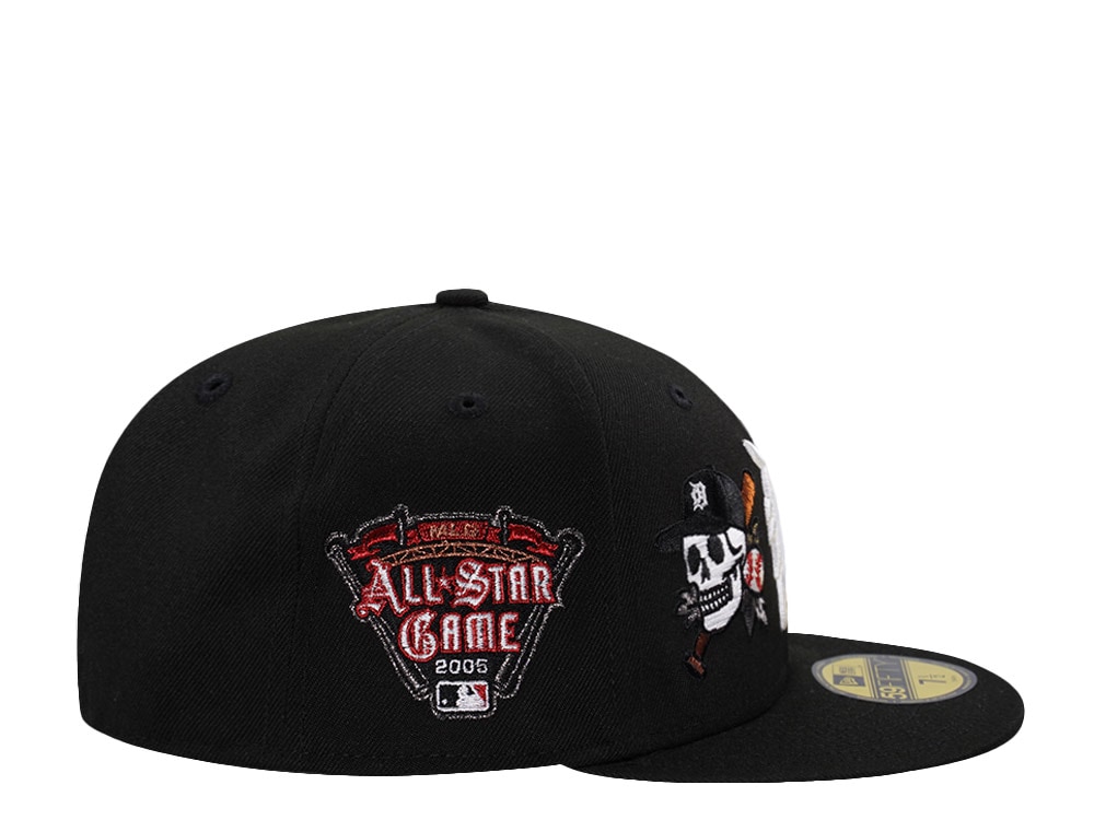 New Era Detroit Tigers All Star Game 2005 Tattoo Black Prime Edition 59Fifty Fitted Casquette