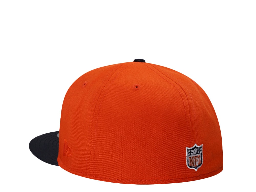 New Era Chicago Bears Orange Satin Brim Edition 59Fifty Fitted Casquette