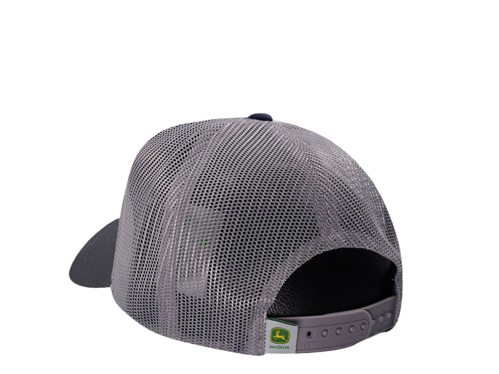 John Deere Vintage Patch Navy Trucker Snapback Casquette