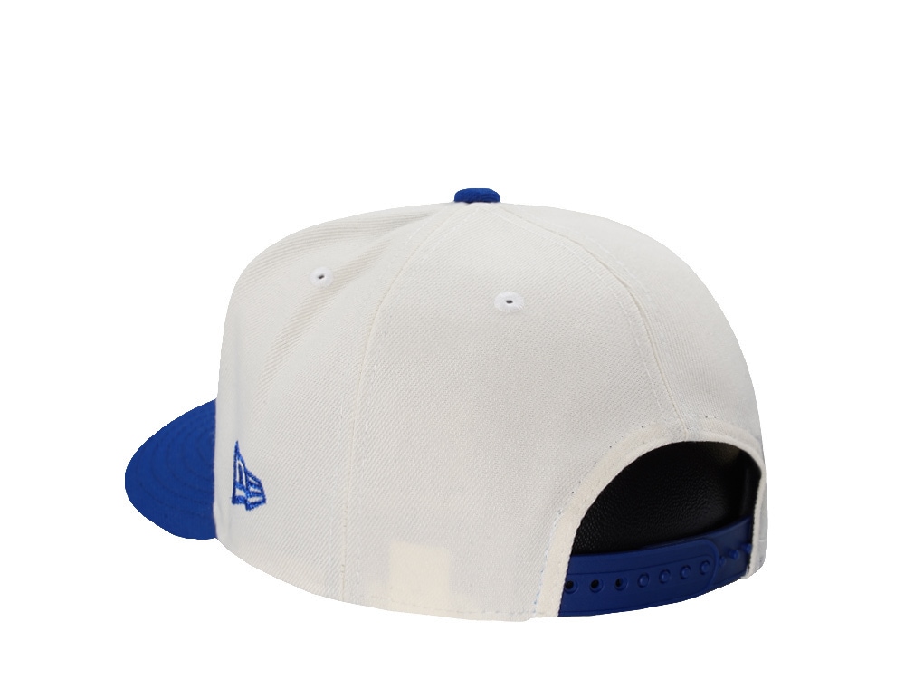 New Era Los Angeles Dodgers Back to Back World Series White Classic Edition 9Fifty A Frame Snapback Casquette