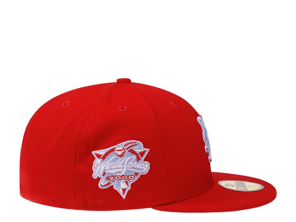 New Era New York Mets World Series 2000 Red Glacier Blue Edition 59Fifty Fitted Casquette