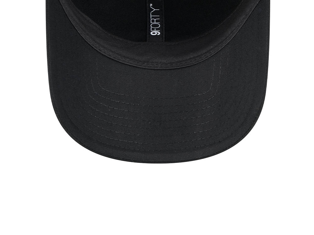 New Era New York Yankees Pin Black 9Forty Strapback Casquette