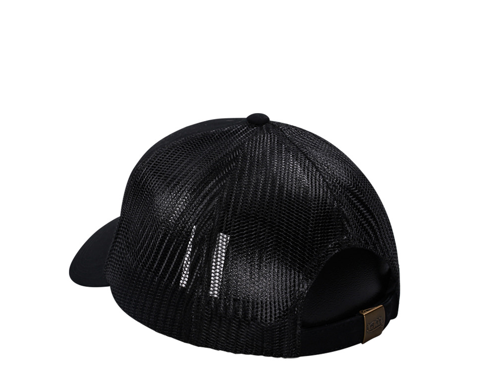 Von Dutch Oval Patch Black Edition Trucker Strapback Casquette