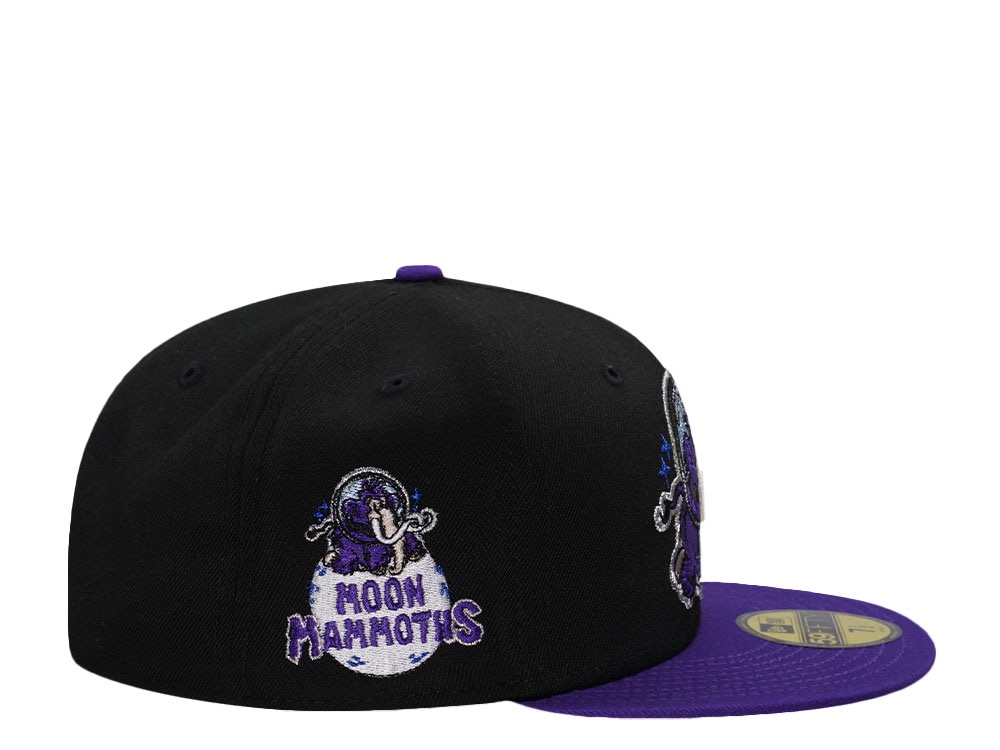 New Era Erie Moon Mammoths Black Two Tone Edition 59Fifty Fitted Casquette