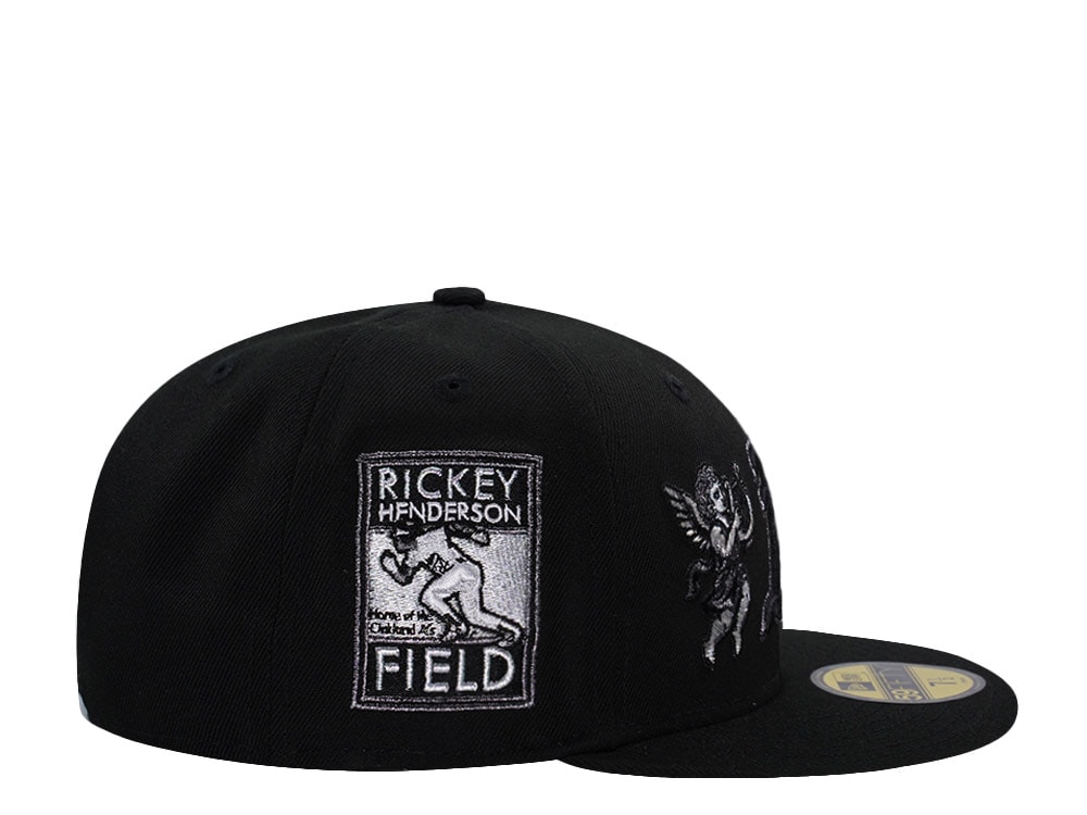New Era Oakland Athletics Rickey Henderson Field Cupid Black Prime Edition 59Fifty Fitted Casquette