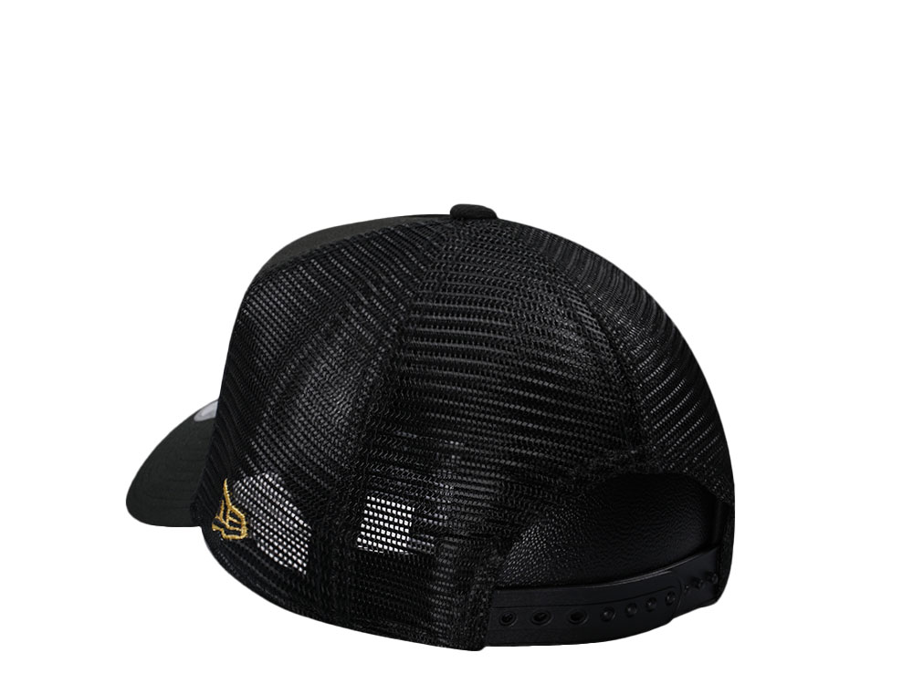 New Era Miami Dolphins Black and Gold Classic Edition Trucker A Frame 9Forty Casquette