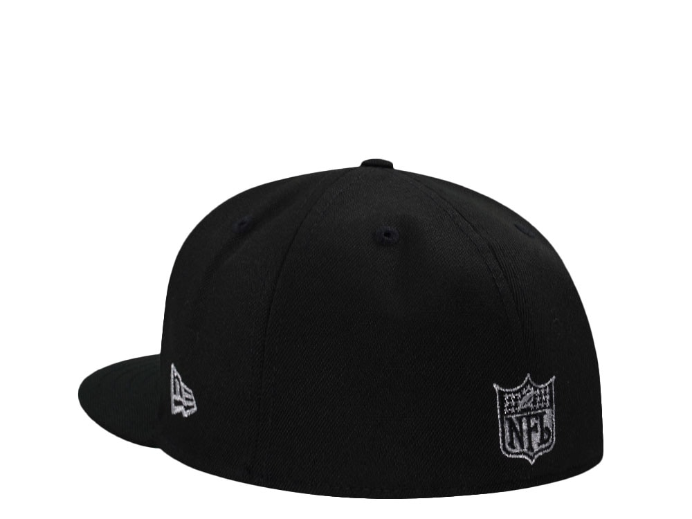 New Era Oakland Raiders Super Bowl XI Black Metallic Prime Edition 59Fifty Fitted Casquette