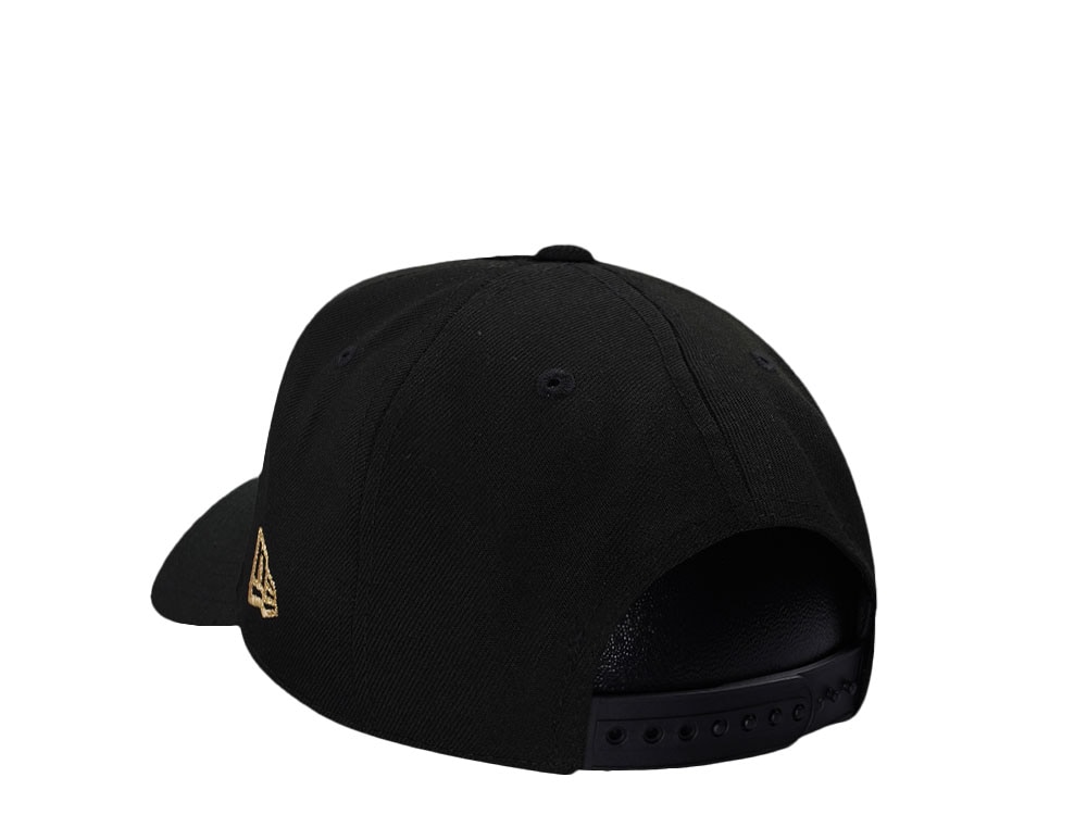 New Era Chicago Cubs Spring Training Blackout Gold Edition 9Forty A Frame Snapback Casquette