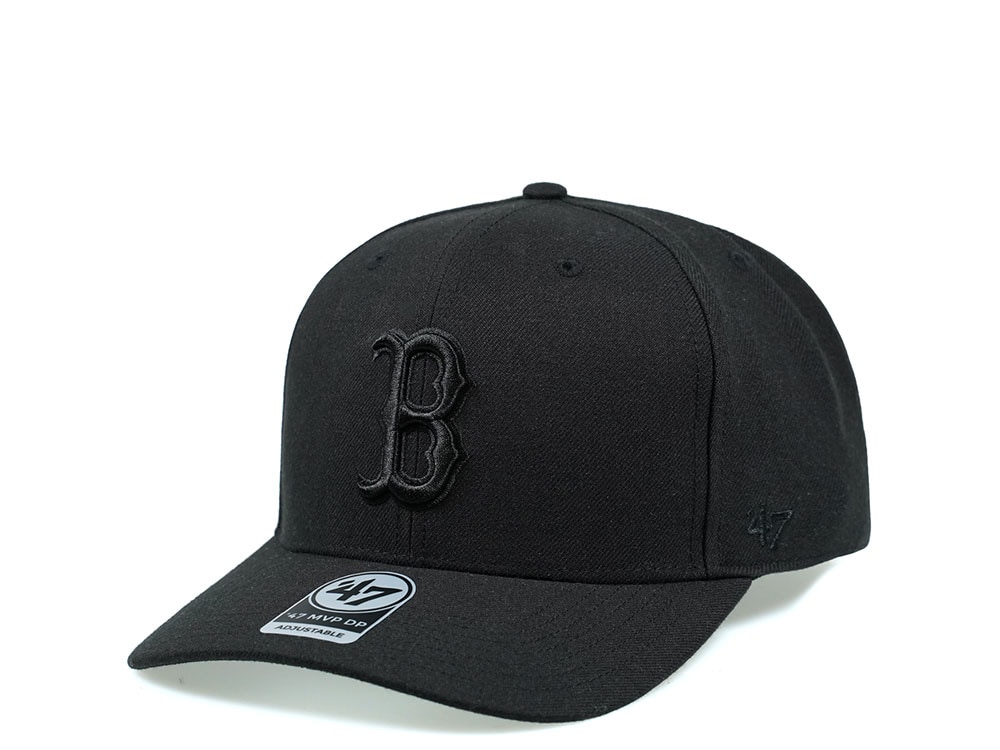47Brand Boston Red Sox Cold Zone Classic DP All Black Snapback Casquette