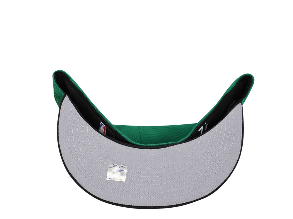 New Era Boston Celtics Chrome Black Green Two Tone Edition 59Fifty Fitted Casquette