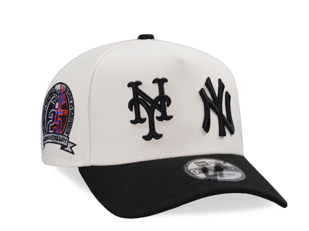 New Era New York Subway Series 25th Anniversary Chrome Two Tone Edition 9Forty A Frame Snapback Casquette