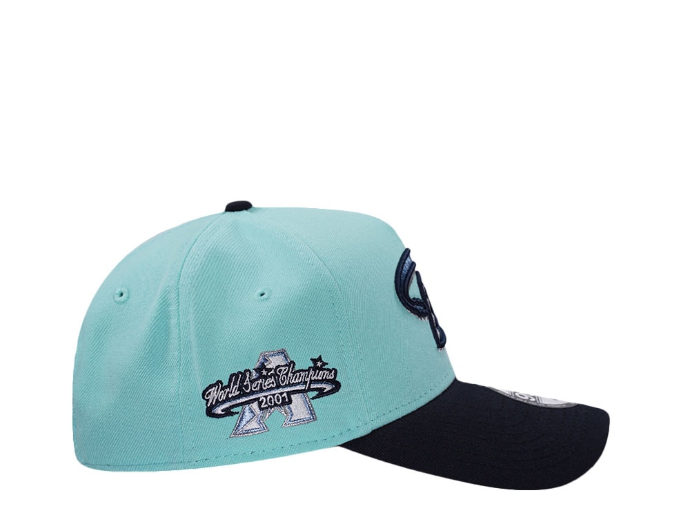 New Era Arizona Diamondbacks World Series Champions 2001 Glacier Two Tone Edition 9Forty A Frame Snapback Casquette