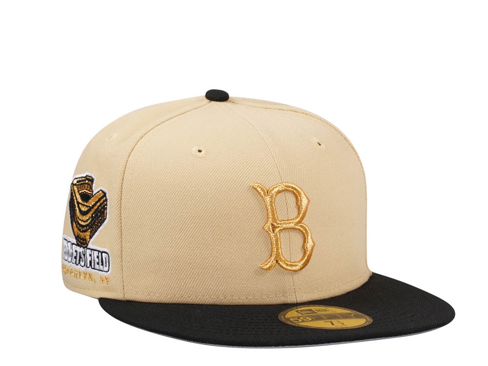 New Era Brooklyn Dodgers Ebbets Field Vegas Gold Two Tone Edition 59Fifty Fitted Casquette
