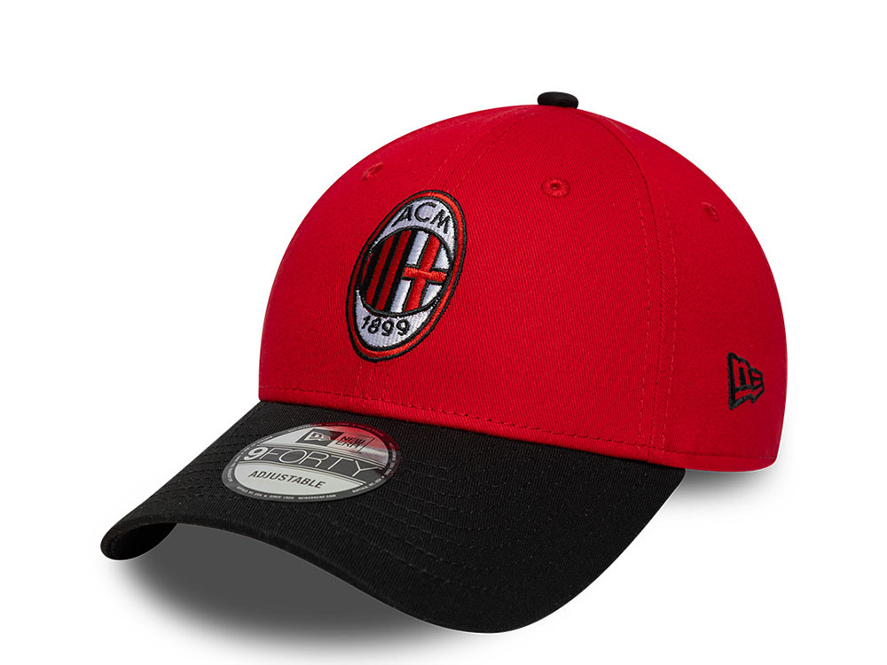 New Era Ac Milan Red Two Tone 9Forty Strapback Casquette