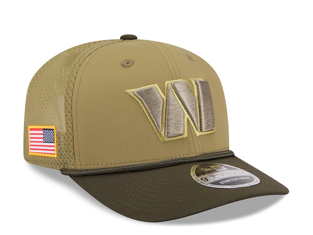 New Era Washington Commanders Salute To Service 2025 9Seventy Snapback Casquette