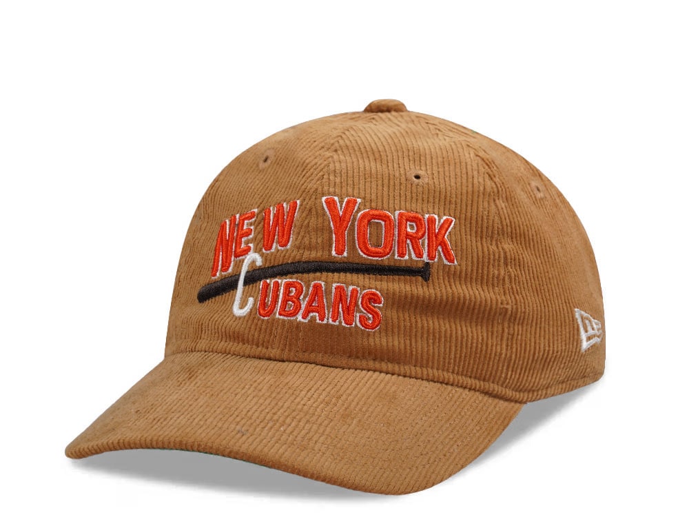 New Era New York Cubans Corduroy Brown Prime Edition 9Twenty Adjustable Casquette