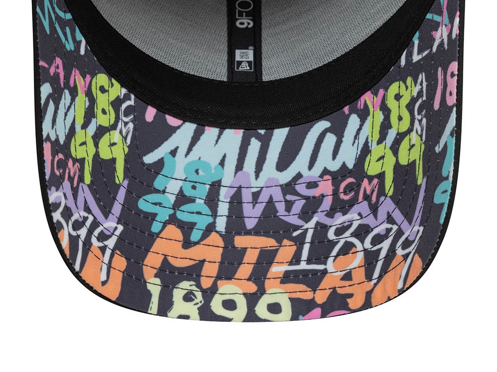 New Era Ac Milan Grafiti Edition Black 9Forty Strapback Casquette
