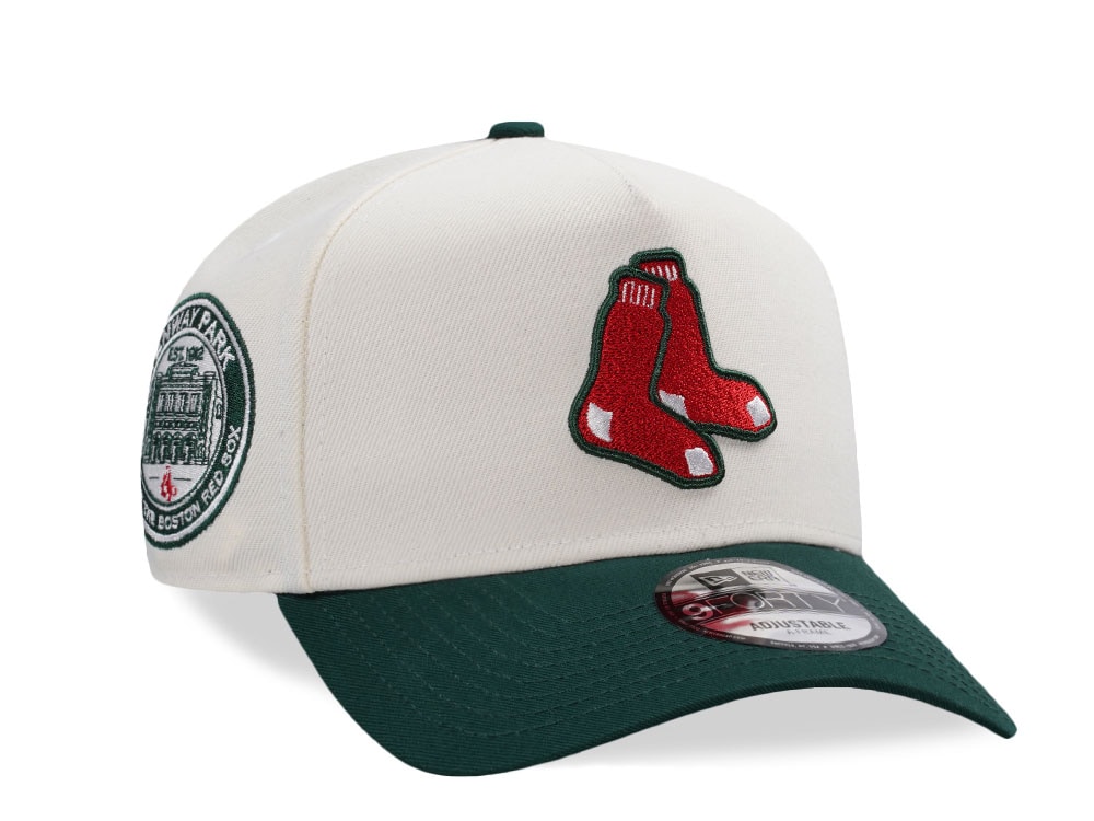 New Era Boston Red Sox Fenway Park Chrome Two Tone Edition 9Forty A Frame Snapback Casquette