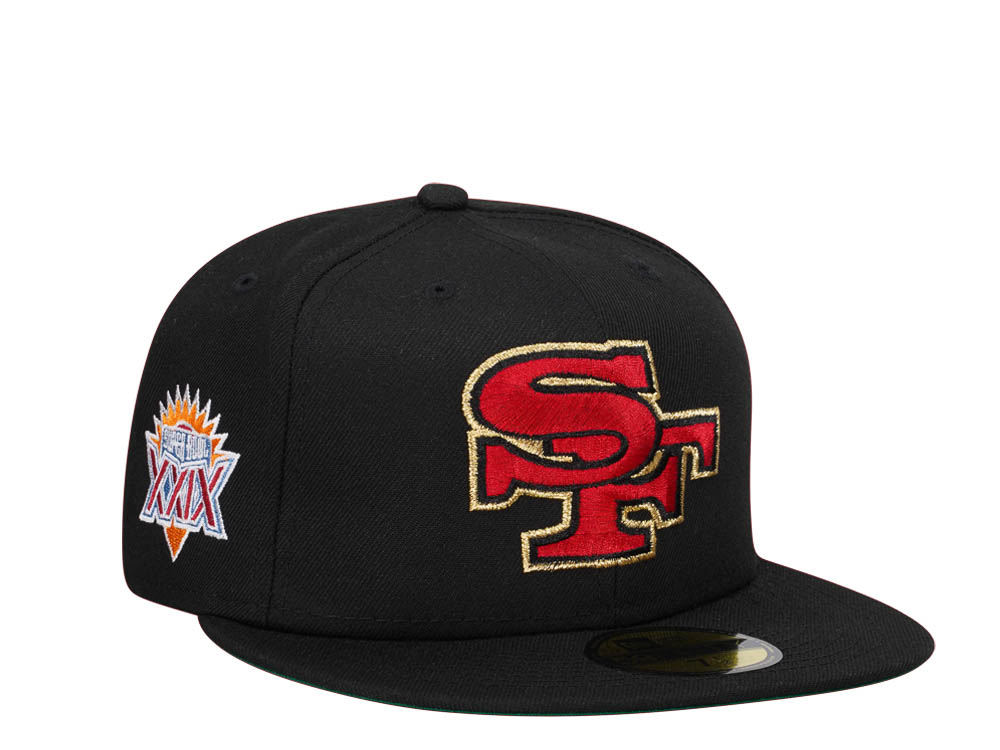 New Era San Francisco 49ers Super Bowl XXIX Black Throwback Edition 59Fifty Fitted Casquette
