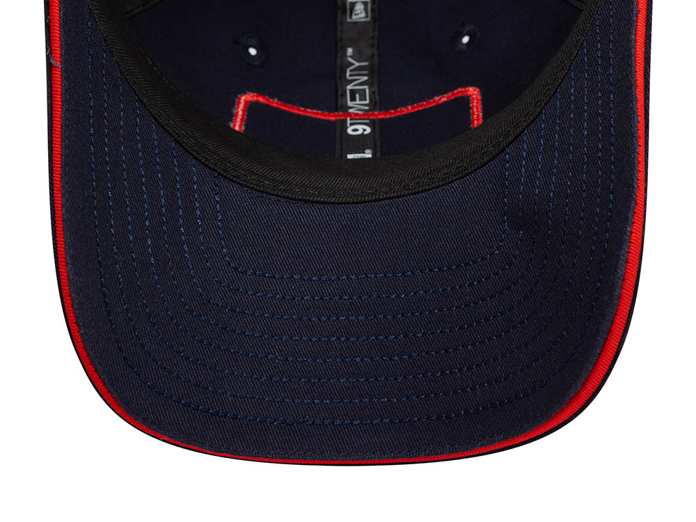 New Era Red Bull F1 Navy Retro Racing 9Twenty Strapback Casquette