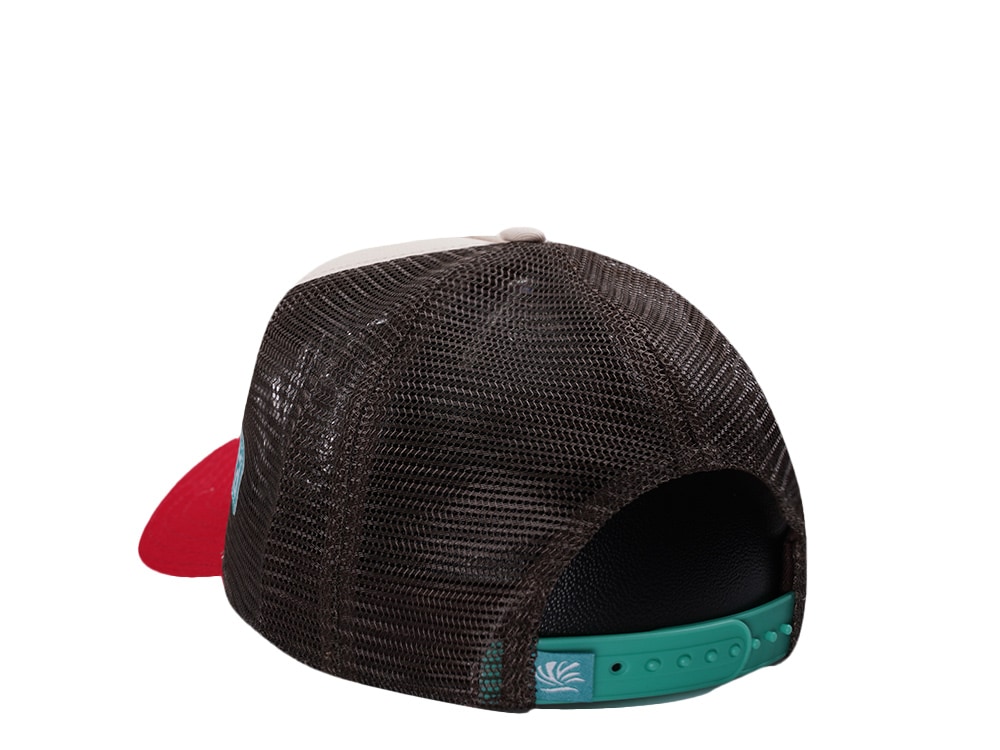 Djinns HFT Hang Loose Creme Coastal Edition Trucker Snapback Casquette