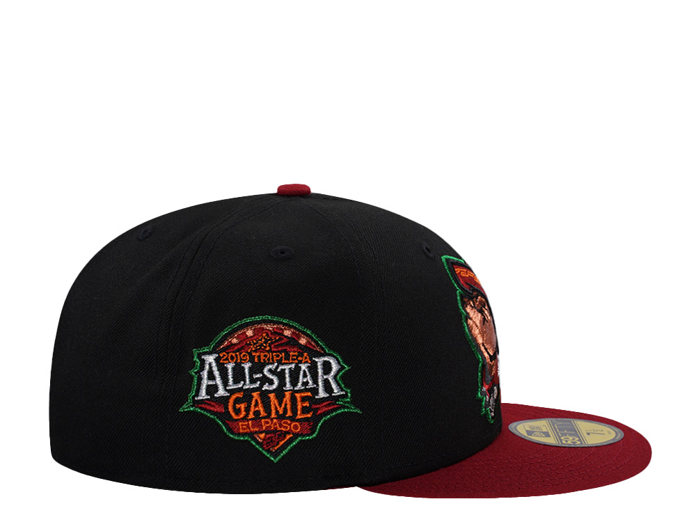 New Era El Paso Chihuahuas All Star Game 2019 Black Two Tone Edititon 59Fifty Fitted Casquette
