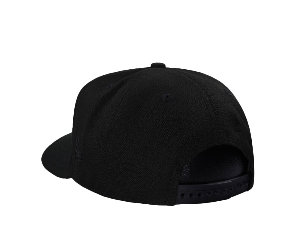 New Era New York Knicks Black Throwback Edition 9Fifty A Frame Snapback Casquette