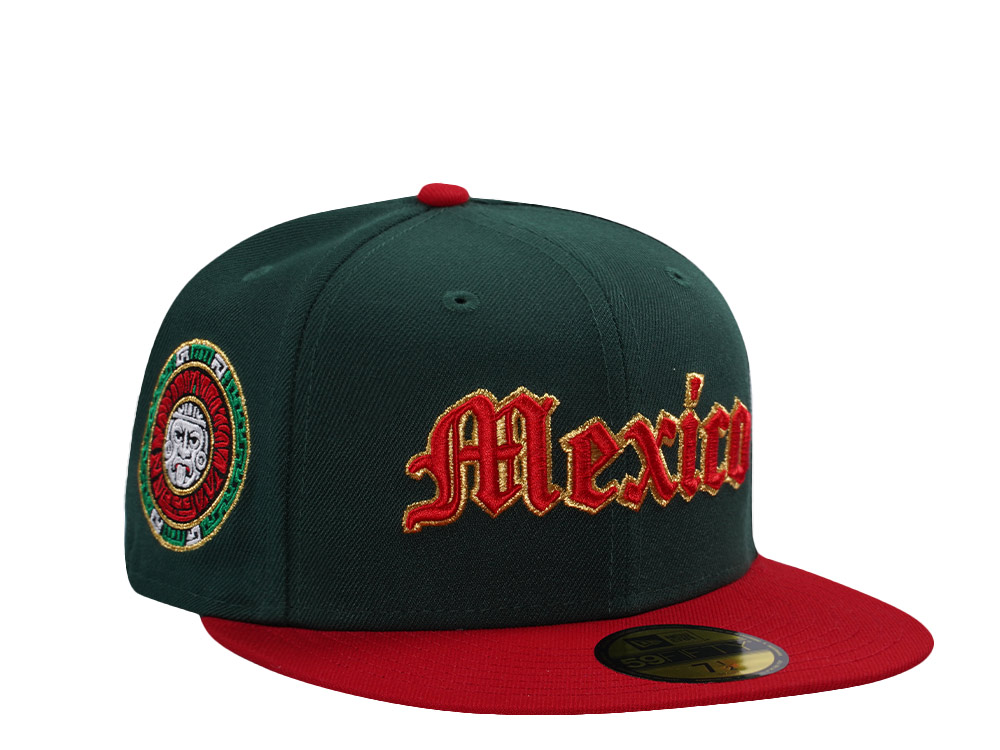 New Era Mexico Dark Green Two Tone Edition 59Fifty Fitted Casquette