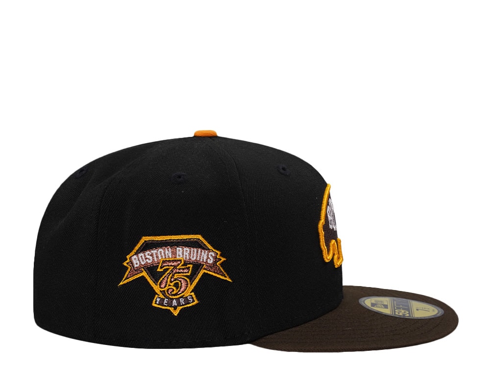 New Era Boston Bruins 75th Anniversary Walnut Two Tone Edition 59Fifty Fitted Casquette