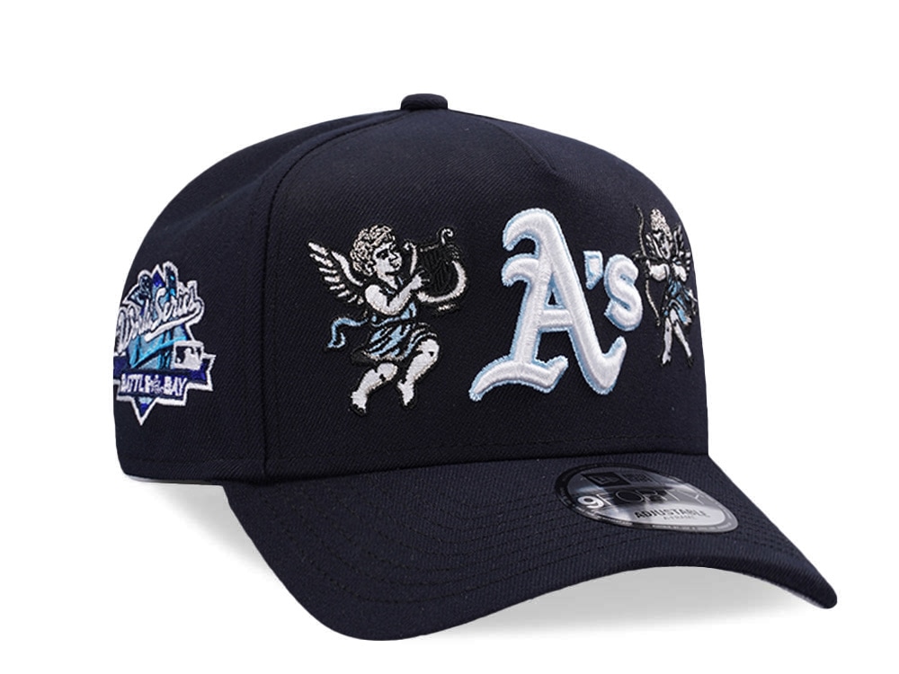 New Era Oakland Athletics World Series 1989 Cupids Navy Prime Edition 9Forty A Frame Snapback Casquette
