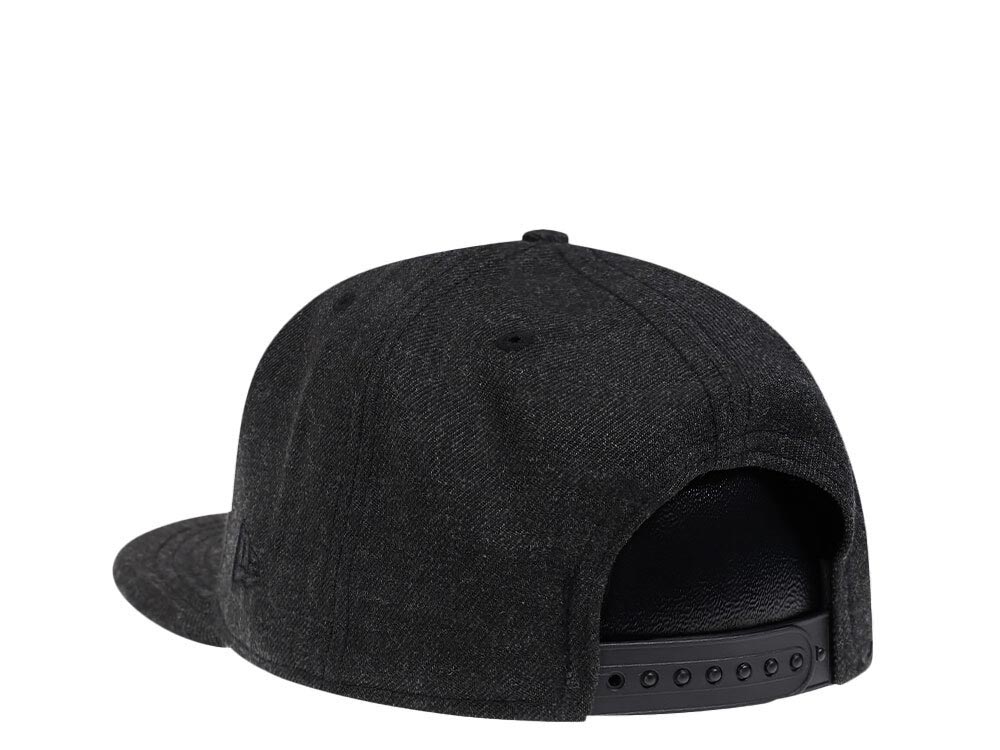 New Era Chicago Bulls Heather Black Edition 9Fifty Snapback Casquette