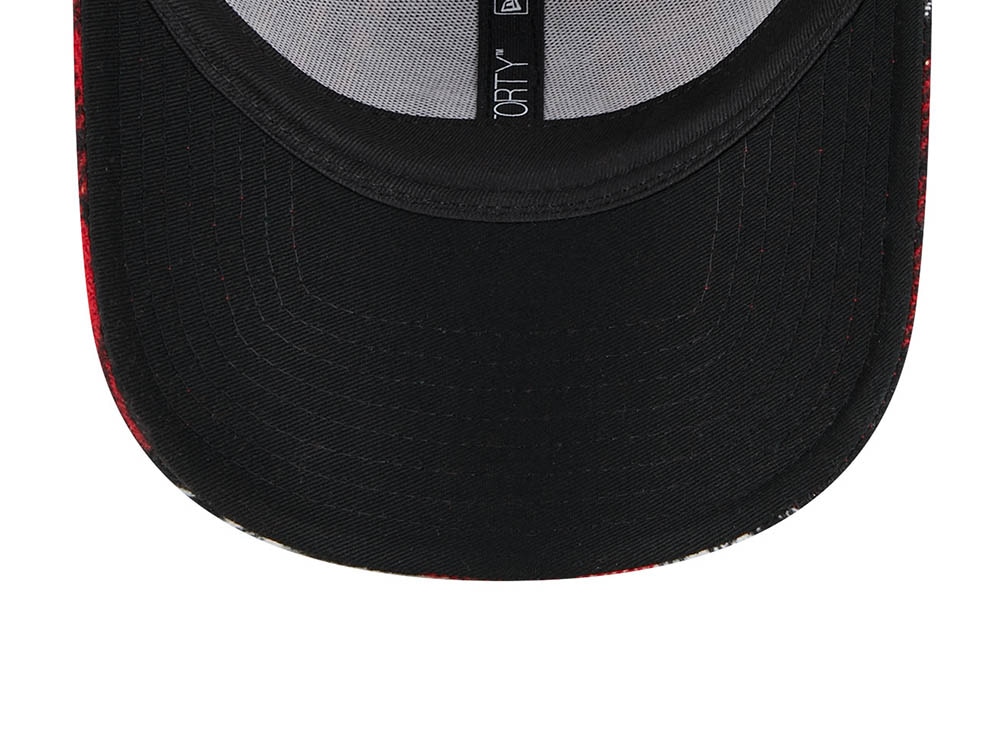 New Era Los Angeles Dodgers Checkered Red 9Forty Strapback Casquette