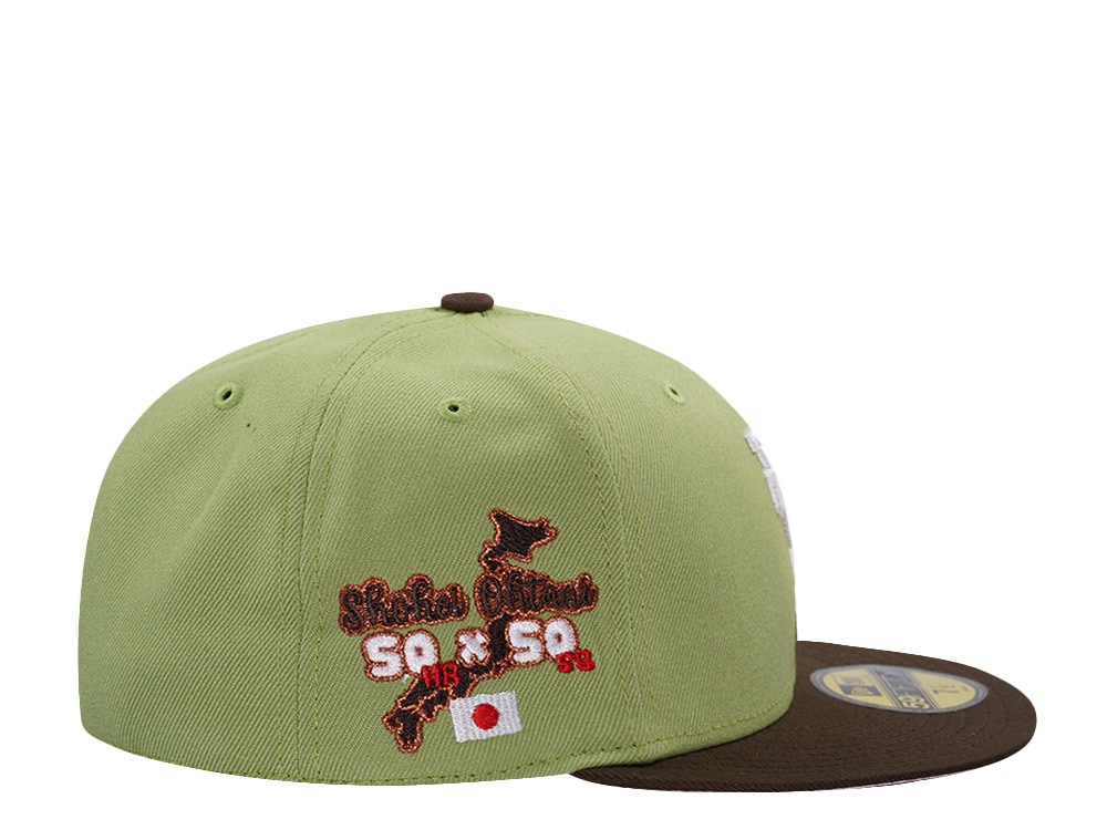 New Era Los Angeles Dodgers Ohtani Updisde Down Matcha Two Tone Edition 59Fifty Fitted Casquette