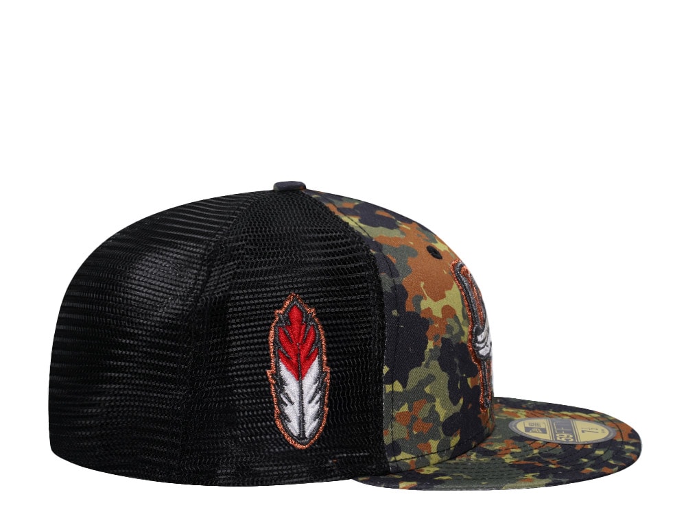 New Era Kinston Indians Flecktarn Trucker Edition 59Fifty Fitted Casquette