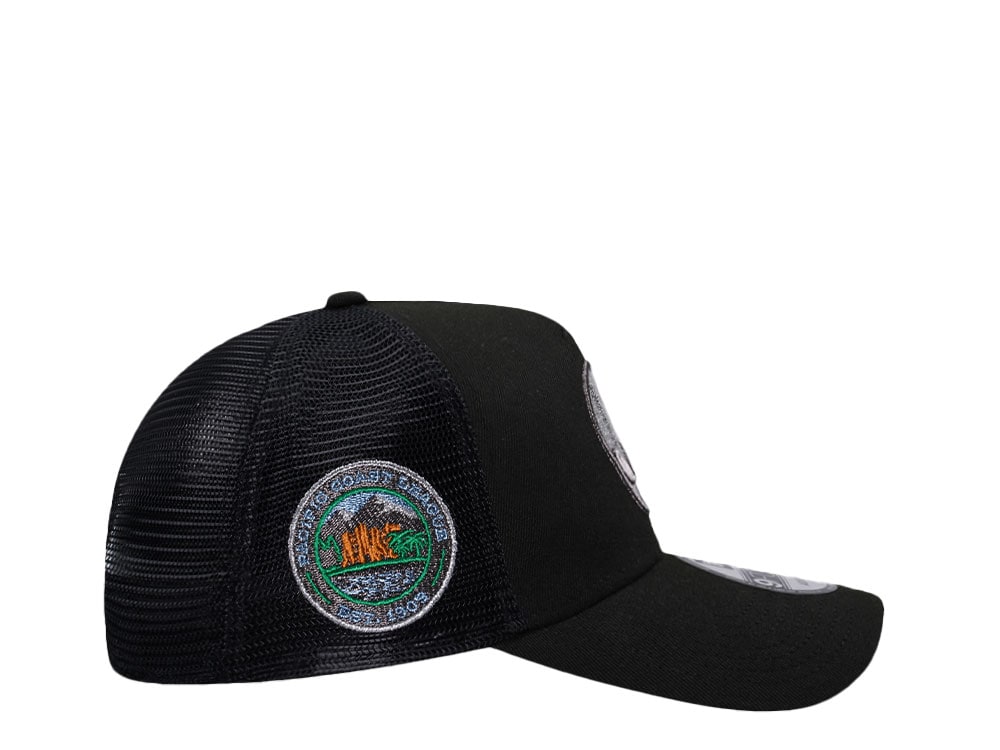 New Era Las Vegas 51s Black Metallic Trucker Edition 9Forty A Frame Snapback Casquette