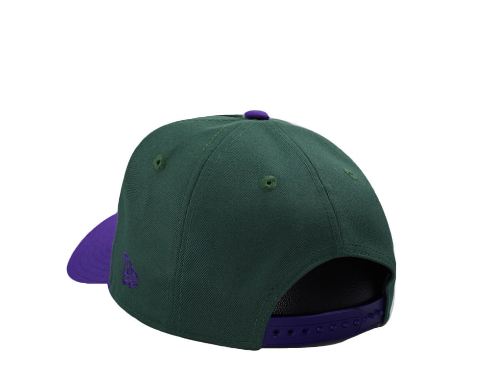 New Era Milwaukee Bucks 30th Anniversary Green Two Tone Edition 9Forty A Frame Snapback Casquette