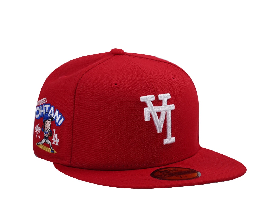 New Era Los Angeles Dodgers Ohtani Scarlet Prime Edition 59Fifty Fitted Casquette