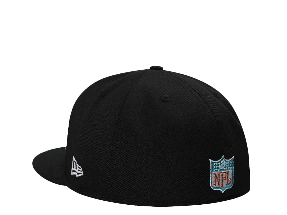 New Era Miami Dolphins Perfect Season Black Prime Edition 59Fifty Fitted Casquette
