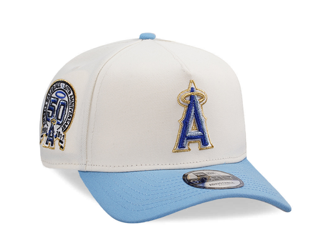 New Era Anaheim Angels 50th Anniversary Chrome Two Tone Edition 9Forty A Frame Snapback Casquette
