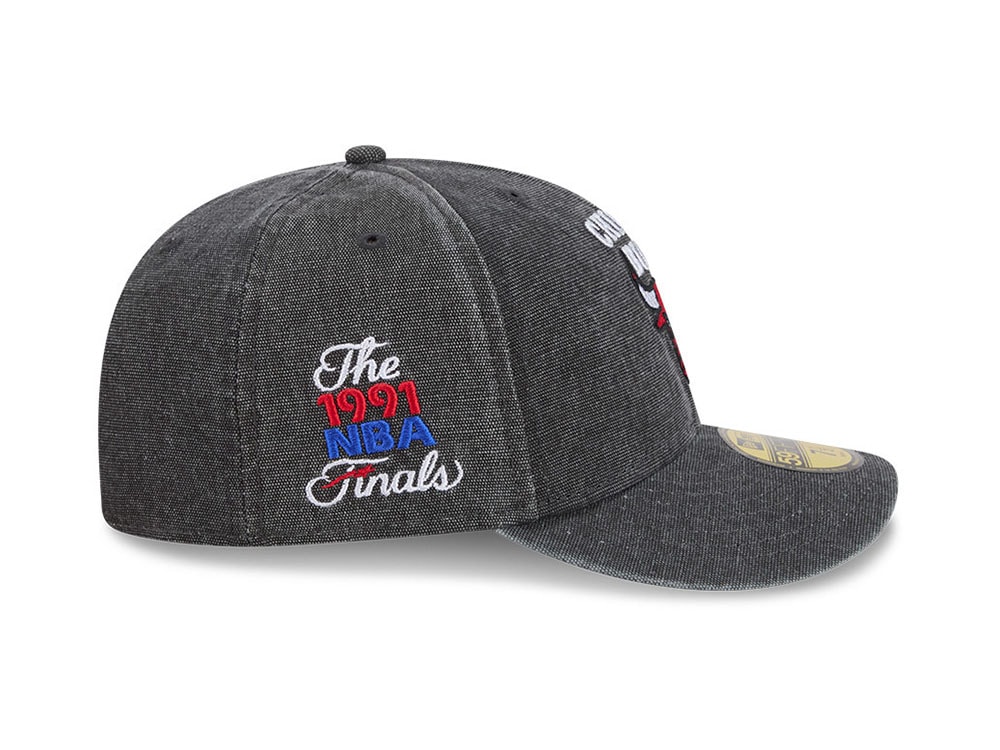 New Era Chicago Bulls NBA Finals 1991 HWC Charcoal Edition 59Fifty Fitted Casquette