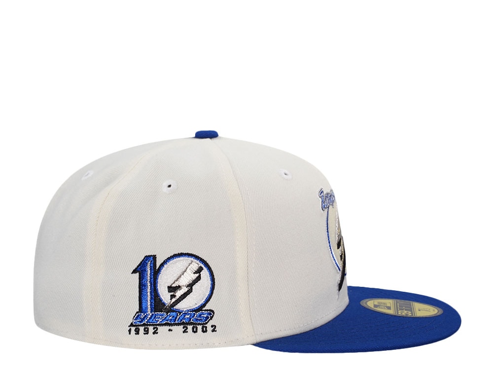 New Era Tampa Bay Lightning 10th Anniversary Chrome Two Tone Edition 59Fifty Fitted Casquette