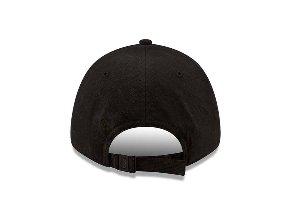 New Era Brooklyn Nets Washed Pack Black Adjustable 9Forty Strapback Casquette